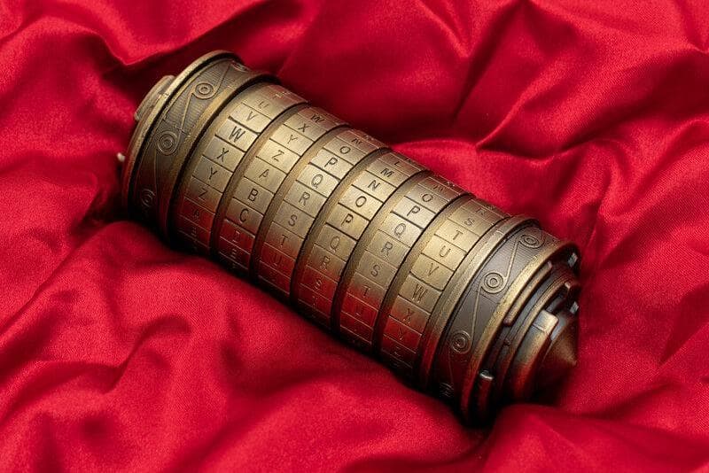 Kombinationslås med hemlig förvaring